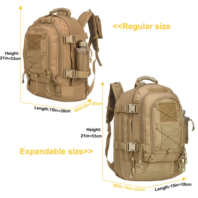 50L Army/Navy Water Resistant Tactical Backpack