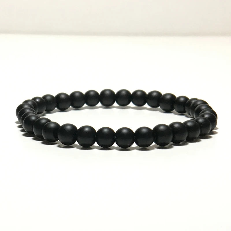 Artifact Meditation Healing Bracelet Men 4mm/6mm/8mm/10mm Tiger Eyes Obsidian Stone Beaded Braslet Father Day Gift Yoga Braclet