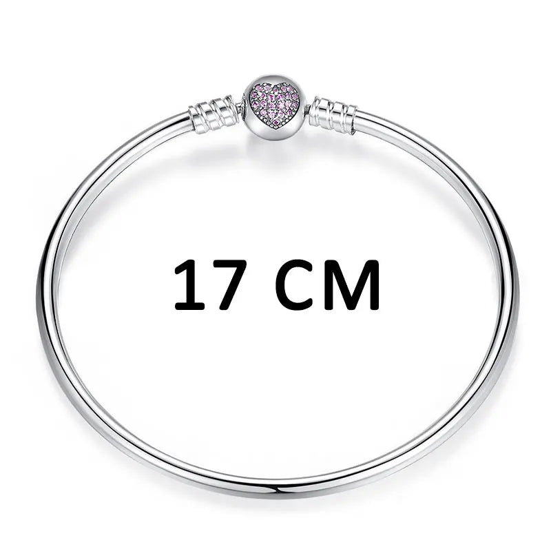 BISAER Bracelet en argent sterling 925 massif, maille serpent, zircon, bracelet et jonc avec breloque œil de démon bleu, tailles 17 à 21