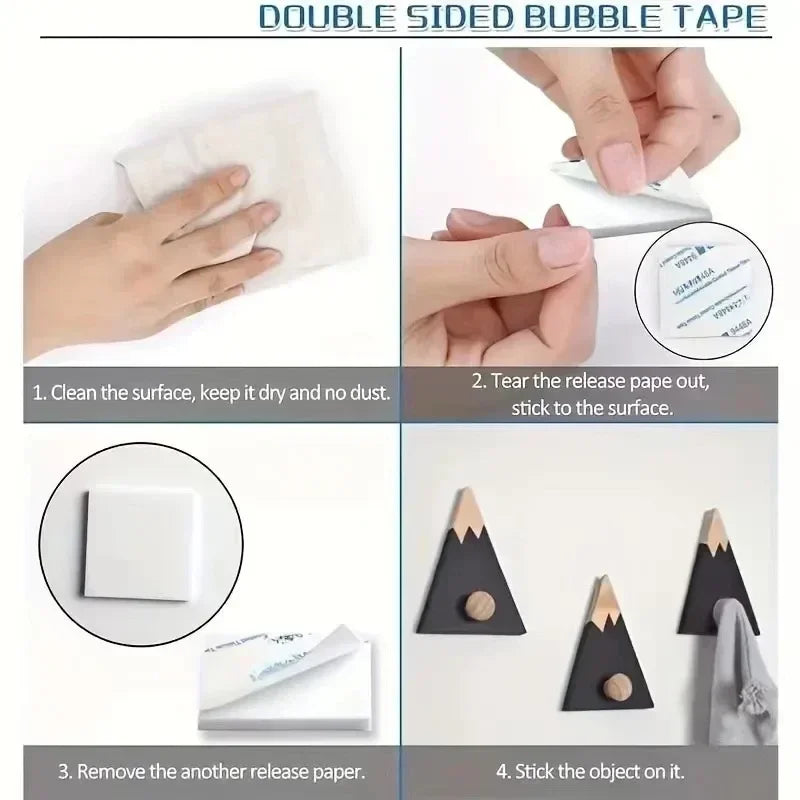 EVA Foam Adhesive Stickers 3m Double-sided Tape Strong Fixed Wall Sponge Adhesive Car Special Patches Without Trace Thickened