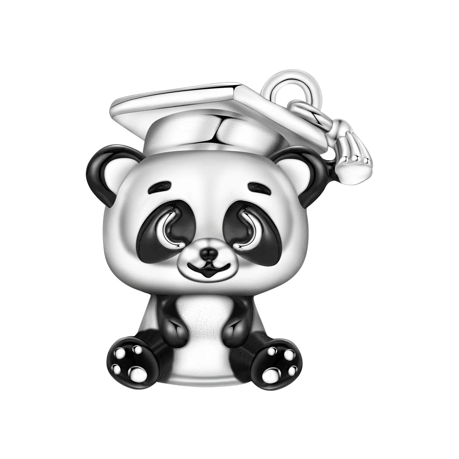 PANPOKI 925 Sterling Silver Cute Koala Animal Pendant Beads Original Pendants Bracelet Charm Jewelry Party DIY Trendy Gifts