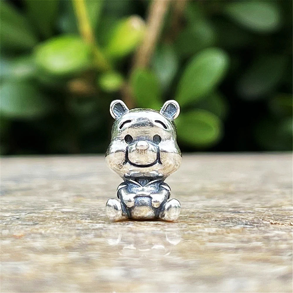 2025 New Miniso Disney Sanrio Beads 925 Silver Stitch Hello Kitty Kuromi Charm Fit Original Bracelet Women DIY Pendant Jewelry