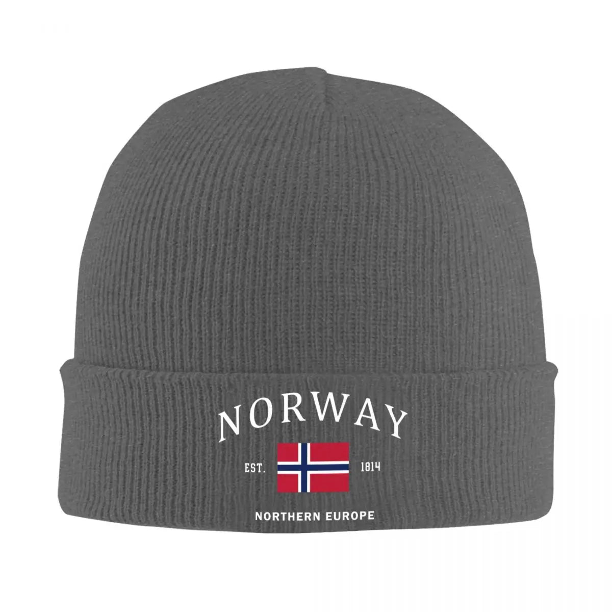 Norway Flag Skullies Beanies Caps Unisex Winter Warm Knitting Hat Women Men Street Adult Norwegian Patriotic Pride Bonnet Hats