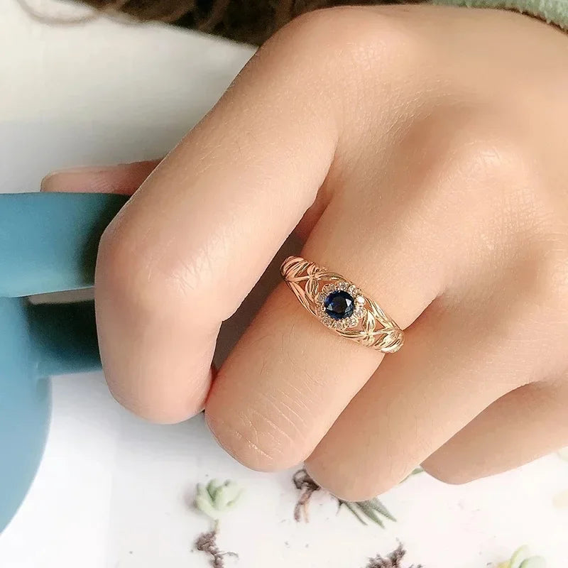 Real 14k Gold Diamond Ring for Women To Join Party Peridot Gemstone Anillos De Wedding Diamante Engagement Jewelry Fine Gift