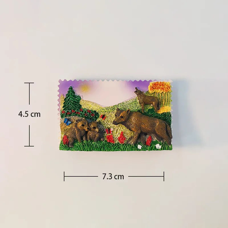 Europe Norway 3D Fridge Magnets Tourism Souvenir Refrigerator Magnets Sticker Collection Handicraft Decoration Articles