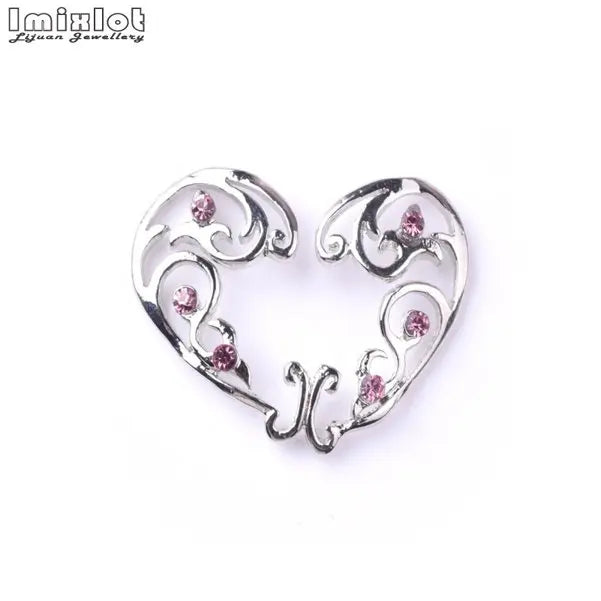 2pcs Stianless Steel Flower Heart Nipple Rings Fake Piercing Jewelry Women Sexy Nail Clips Nipple Clamps Pierced Body Jewelry