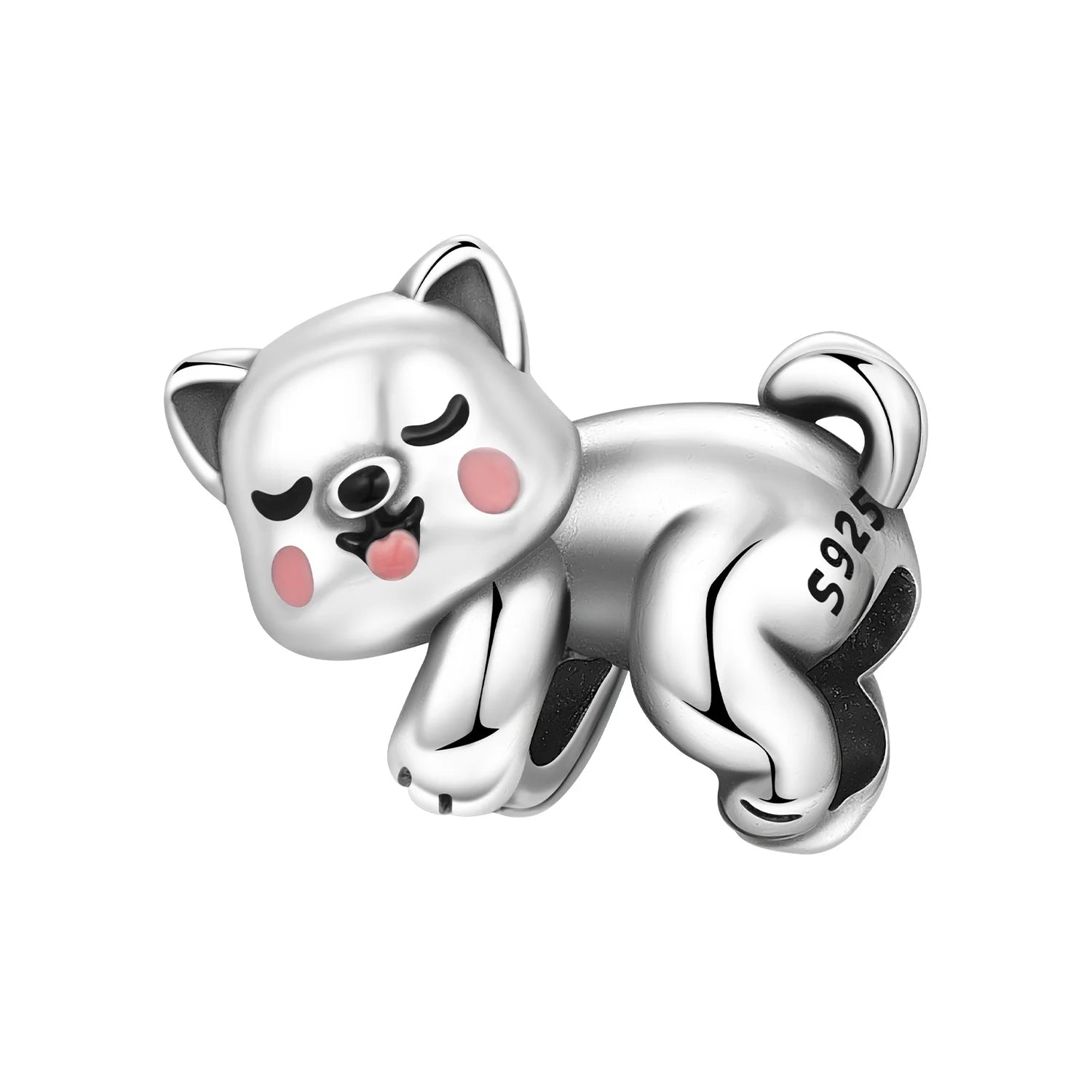 PANPOKI 925 Sterling Silver Cute Koala Animal Pendant Beads Original Pendants Bracelet Charm Jewelry Party DIY Trendy Gifts
