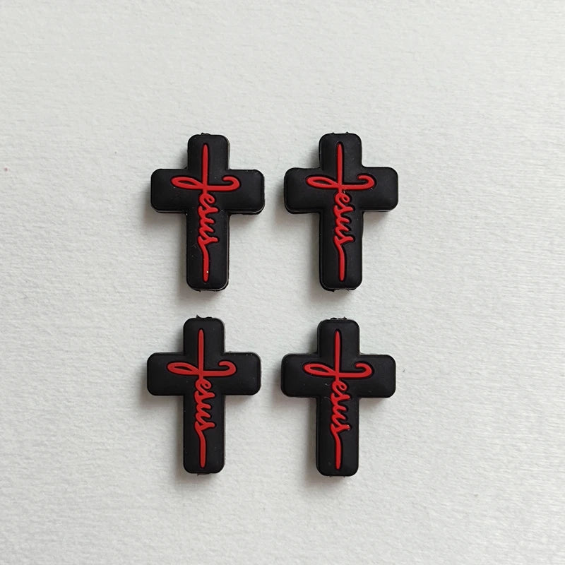 20 stücke Ostern Silikon Perlen Cartoon BPA FREI Food Grade Silikon DIY Schnuller Kette Perlen Baby Zahnen Spielzeug Schmuck Zubehör