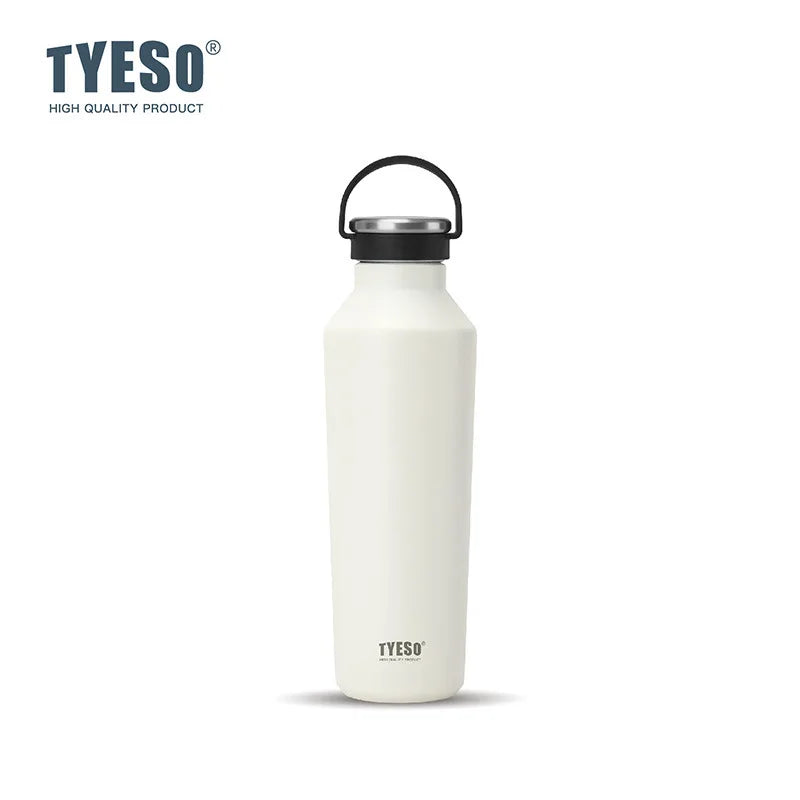 Tyeso Thermos Cup Stainless Steel Vacuum Water Bottle With handle Portable Leak-Proof for Sports Outdoo Insulated Cups Drinkware