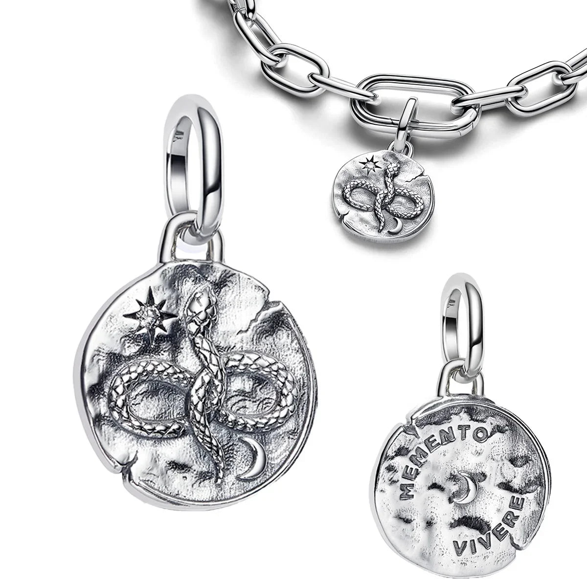 Halloween 925 Sterling Silver Skull Charm Luminous Pumpkin Bat Ghost Coffin Bead Pendant Ring Necklace Bracelet DIY Jewelry Gift