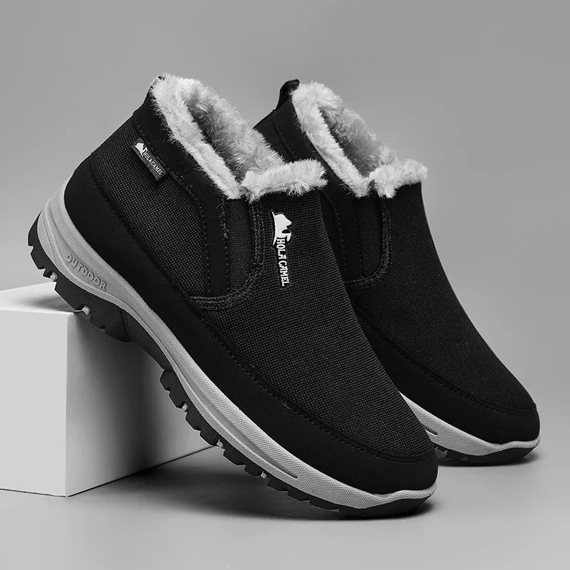 Men's Casual Shoes Classic Loafers Anti-slip Soft Sole Comfortable Men's Leather Sneakers Non-slip Retro Driving Shoes Plus Size