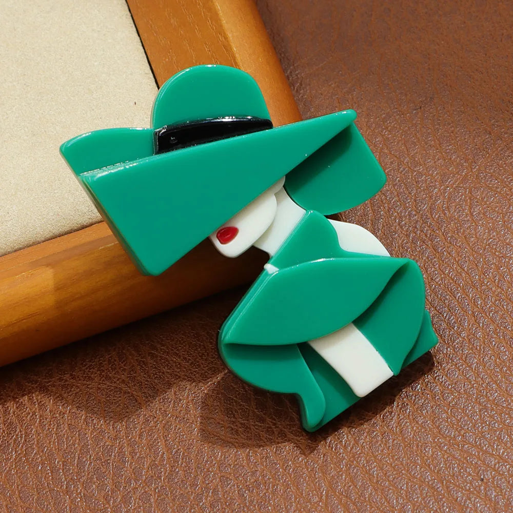 CINDY XIANG New Acrylic Fashion Lady Brooch Beautiful Women Jewelry High Quality