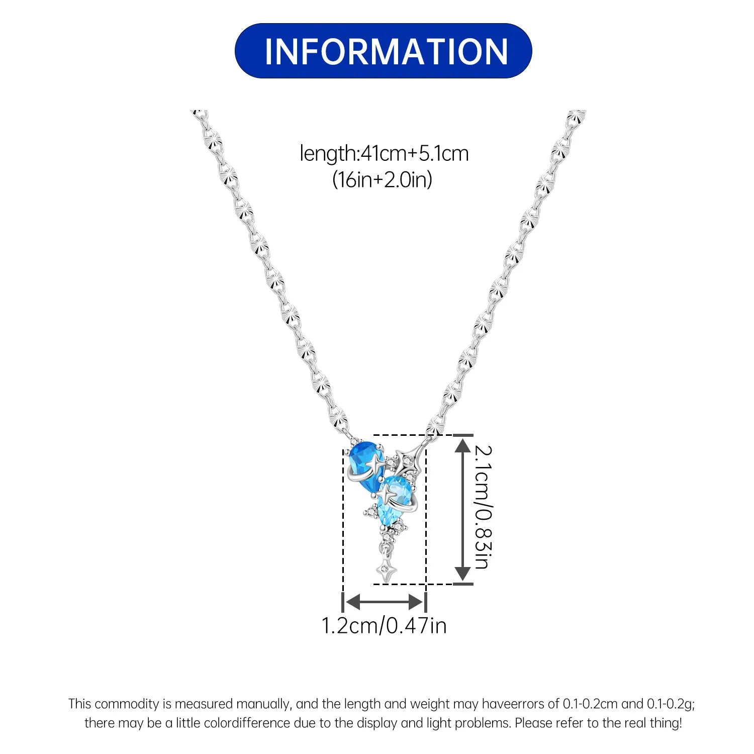 925 Sterling Silver Purple Star Blue Zircon Necklace Pendant Necklace for Women Birthday Gifts Fashion Fine Jewelry