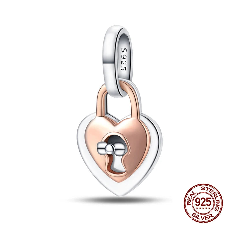 Magical 100% 925 Sterling Silver Glass Flower Butterfly Charms Beads Fit 3mm 925 Original Bracelets DIY Party Jewelry Gifts