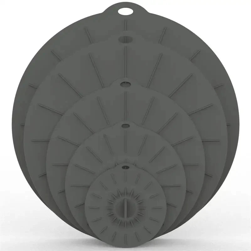 5pcs Environment-friendly Preservation Cover Food Ftorage Can Be Used For Refrigerators Microwave Ovens Spill Proof