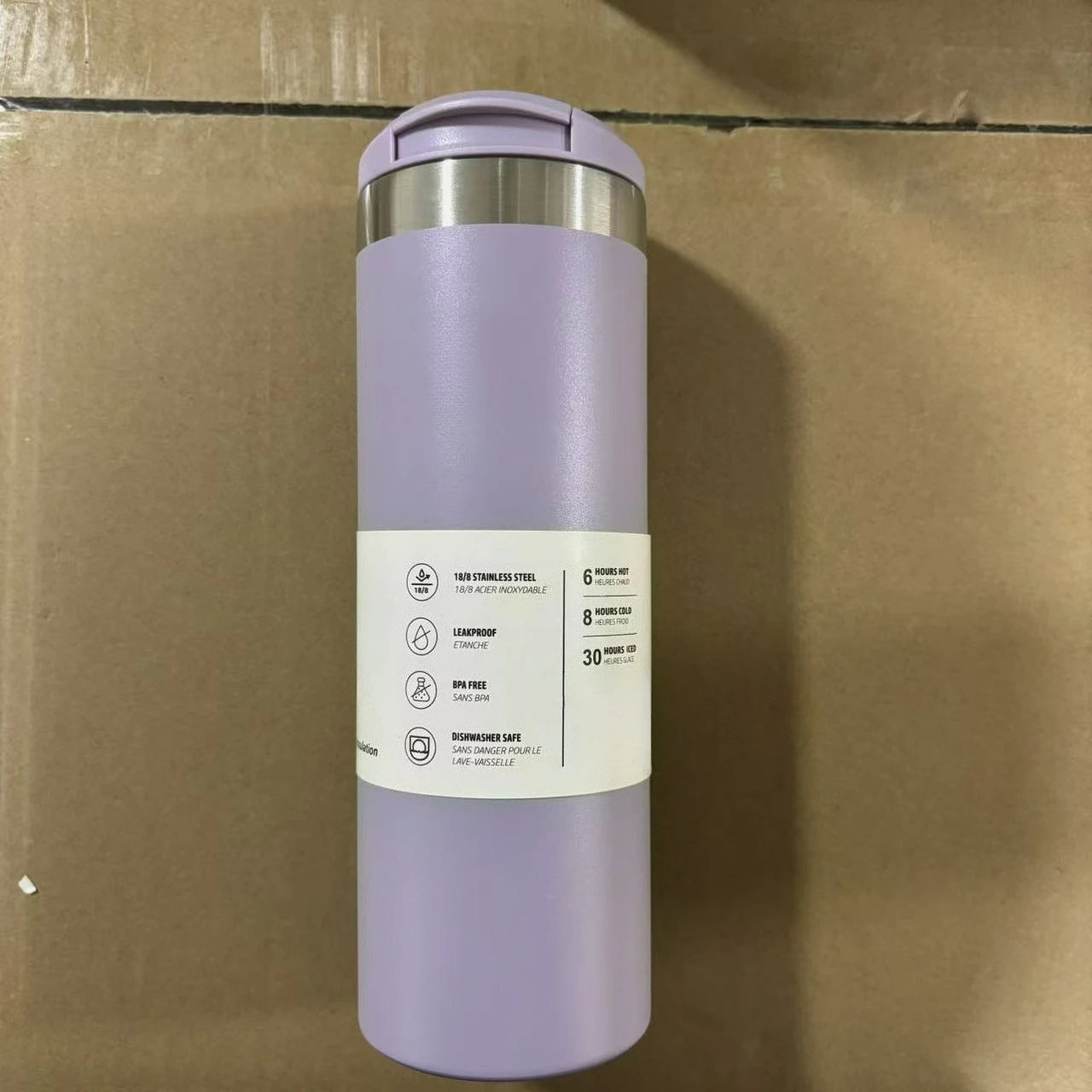 16 Oz Stainless Steel Vacuum Bottle Hot and Ice Cup Water Thermos Travel Mug Portable Car Cup New Arrivals Water Bottle
