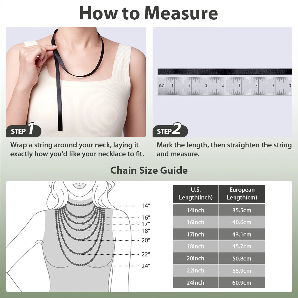 Bamoer 925 Sterling Silver Geometric Sparkling Chain Necklace Lobster Clasp Adjustable Flat Basic Chain for Women DIY Pendants