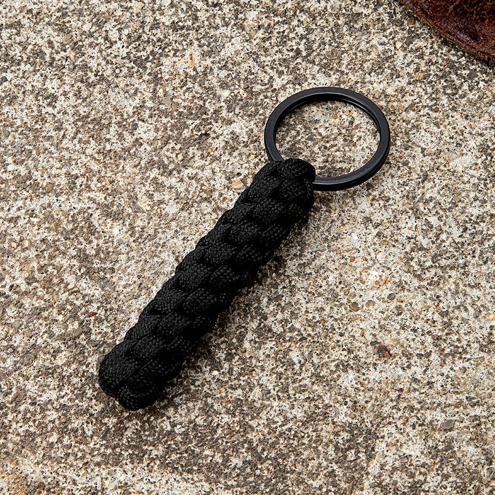 MKENDN Handmade Woven Corn Knot Survival Paracord Keychain Outdoor Rock Climbing Emergency Rescue Rope Backpack key chains Gifts - Madeinsea©