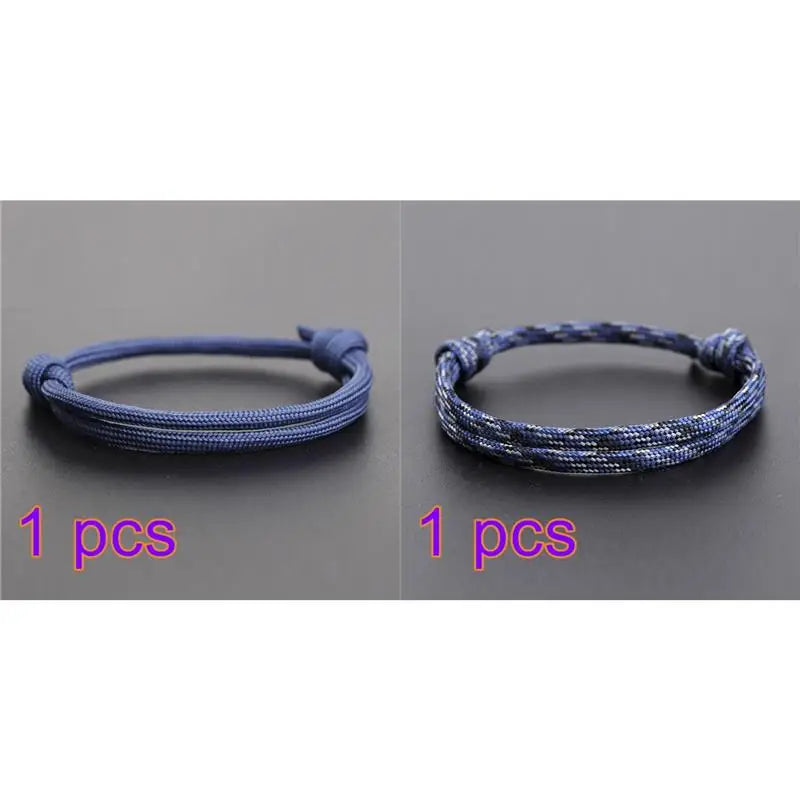 12 Style Nautical Braided Rope String Surfer Bracelets Handmade Adjusted Rope Bracelet For Men and Women Jewelry Gift