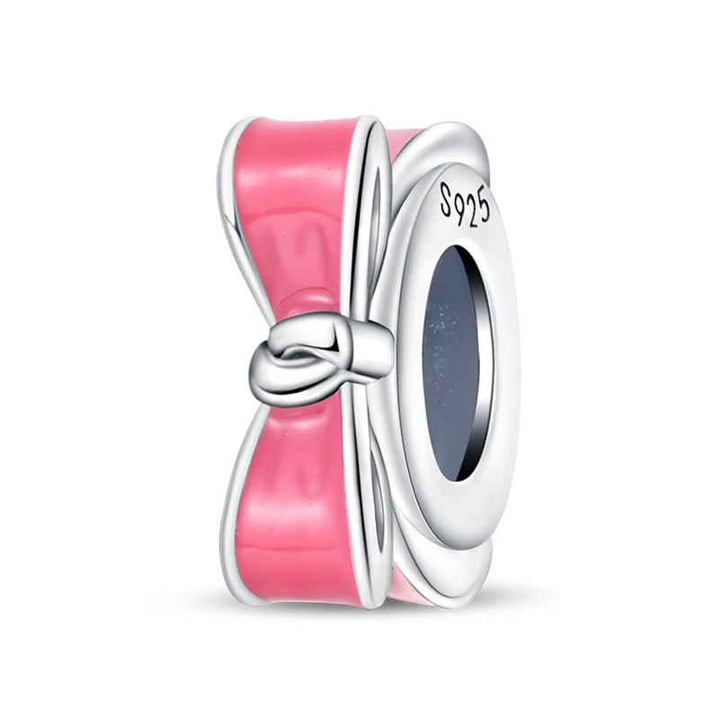 Spring 925 Sterling Silver Butterfly Snail Swallow Charms Beads Fit 3mm 925 Original Bracelets DIY Jewelry Birthday Gift