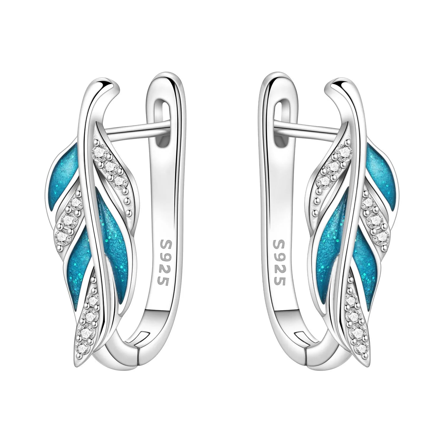 PANPOKI 925 Sterling Silver Vintage Carved Water Droplet Earrings Silver Hoop Earrings For Women Jewelry Original Party Gifts