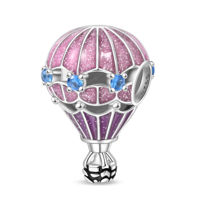 Hot Sale Charms Beads 925 Sterling Silver Pink Perfume Bottle Letter Luminous Firefly Tarot Card Beads Fit DIY Bracelets Jewelry - Madeinsea©