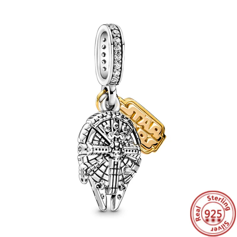 MINISO Disney Hot selling S925 Sterling Silver Harry Potter Charm Suitable Original Pandora Bracelet Exquisite Gift For Women