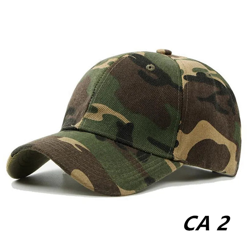 Outdoor Sunscreen Cycling Motorcycle Sunhat Camouflage Printed Sports Jungle Hiking Hunting Sunscreen Visors Golf Baseball Caps