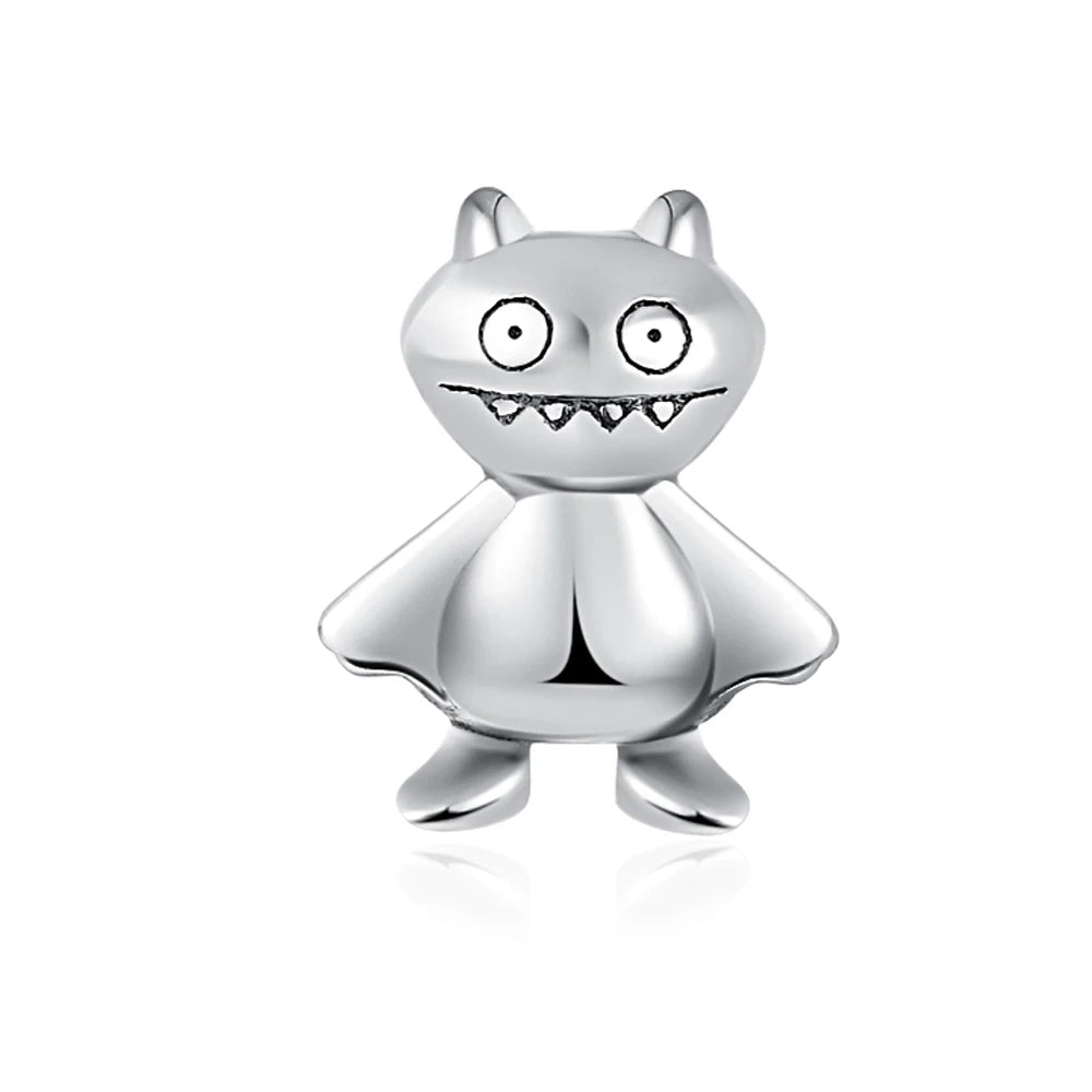 New 925 Silvering Cartoon Cat Spider Rabbit All Saints' Day Charm Bead fit Original Pandora Bracelet Trinket DIY Women Jewelry