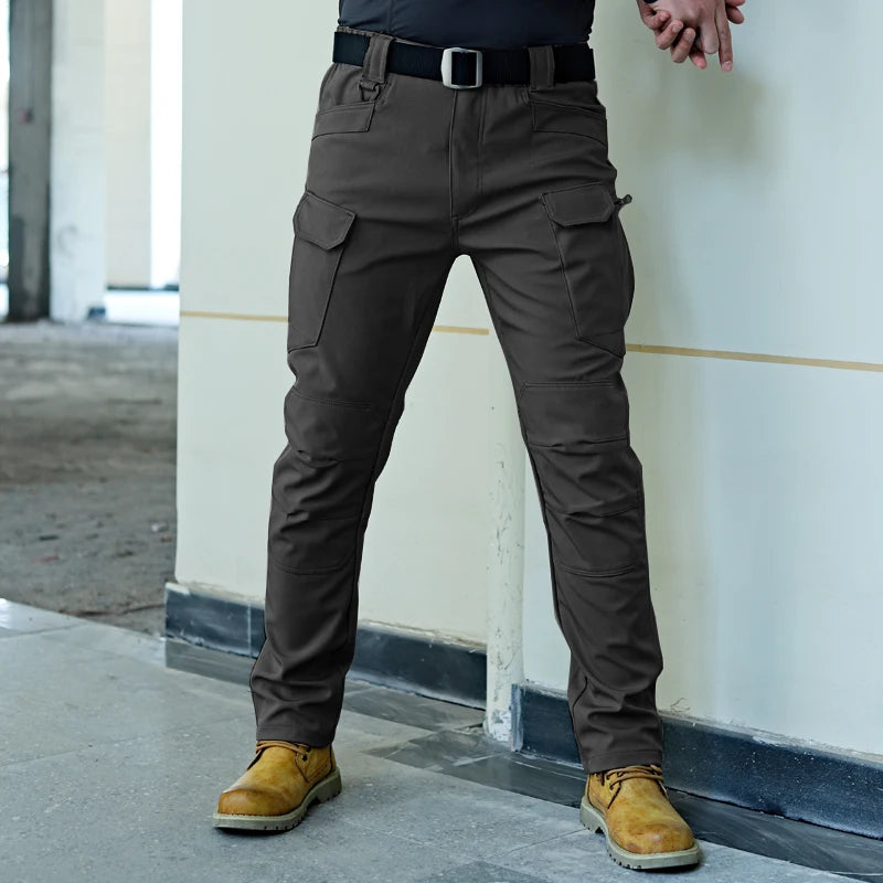 Tactical pants ix7 waterproof spring and autumn fan consul color pants men's army slim fit fan work pants