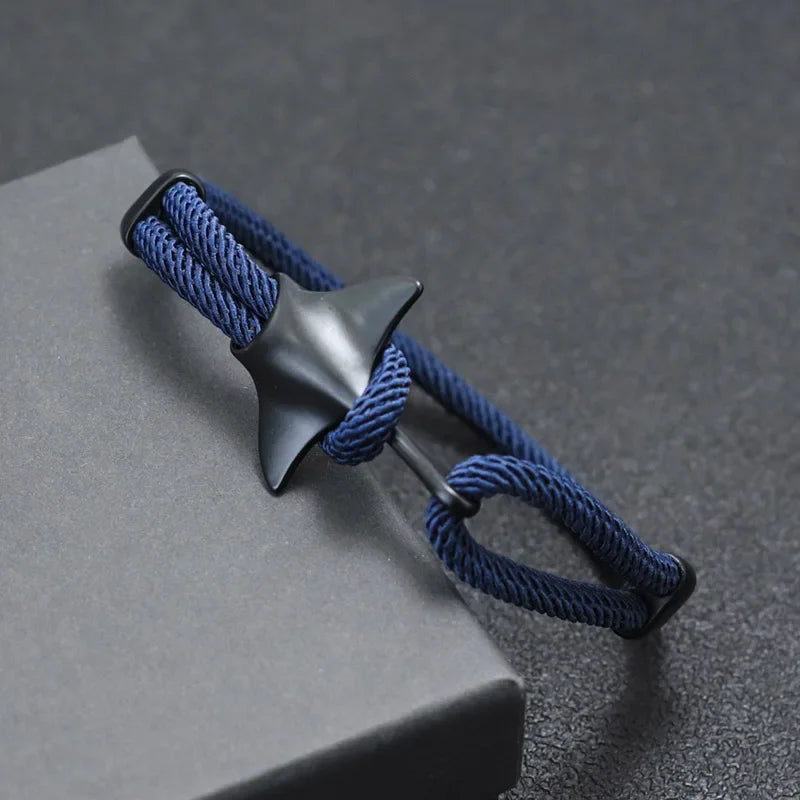 Noter Men Manta Bracelet Adjustable Marine Animal Protection Rope Braclet Beach Surf Braslet Lucky Red Thread Brazalete Pulseira