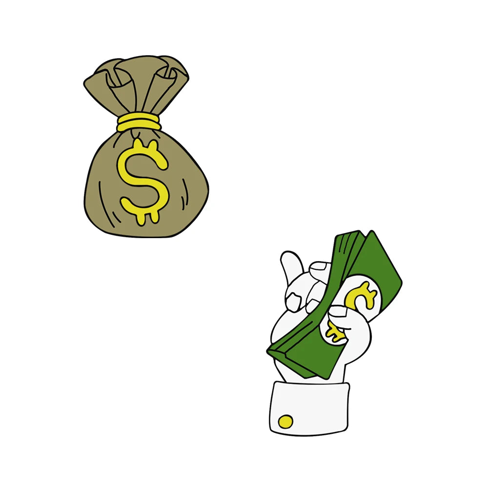 2-9Pcs/Set Cute Cartoon Tooth Brooch Doctor Nurse Mini Stethoscope Thermometer Enamel Pins Lapel Pin Badge Jewelry Gift Dentist