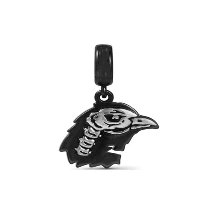 Miniso Gruseliges Skelett-Geister-Serie 925 Sterling Silber Charm Halloween Hut Perle Passend für Damen Original Schmuck Geschenk