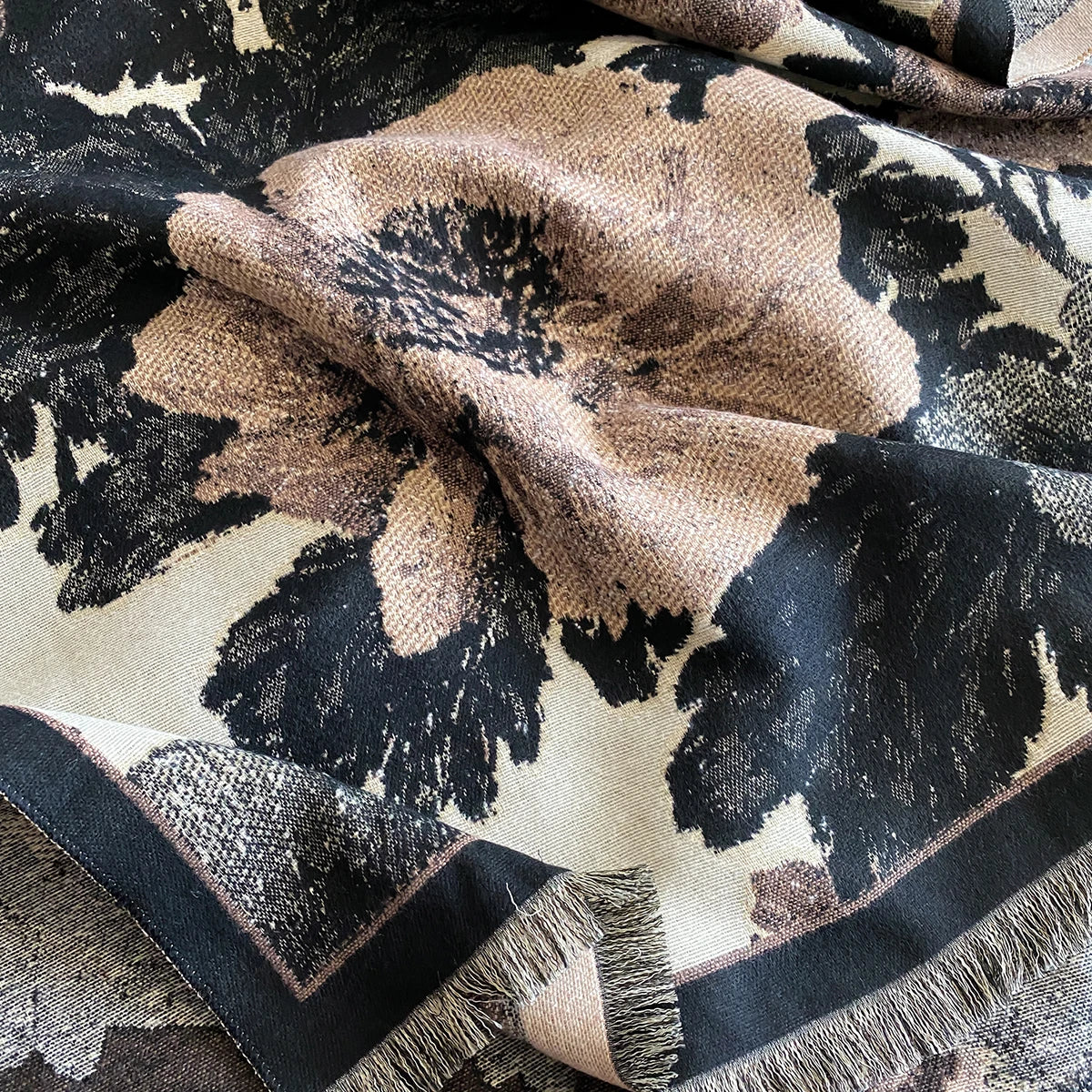 Women Winter Thick Warm Faux Cashmere Scarf Fashionable Luxurious Blanket Scarf Patterned with Design - Madeinsea©
