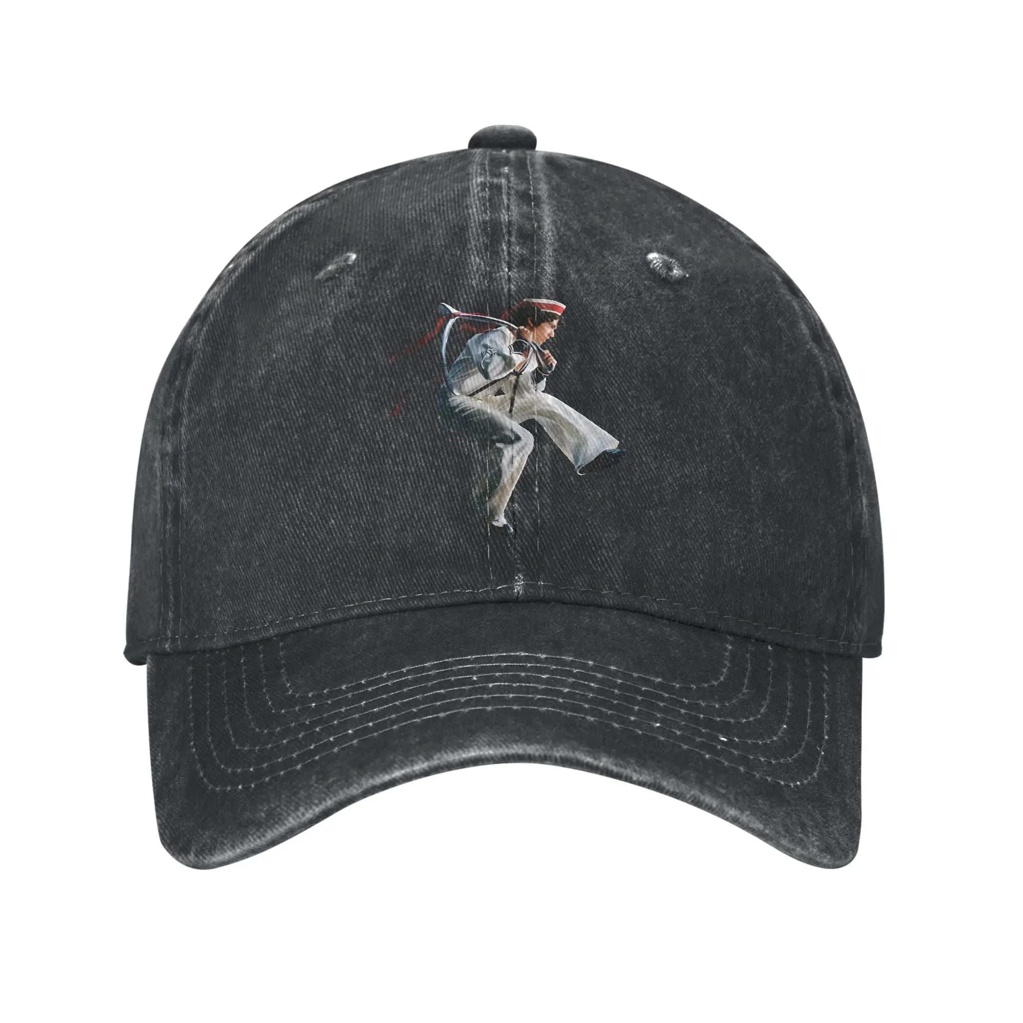 Conan Gray Wishbone World Tour 2026  Baseball Cap Distressed Denim Washed  Headwear for Men Women Activities Gift Caps Hat