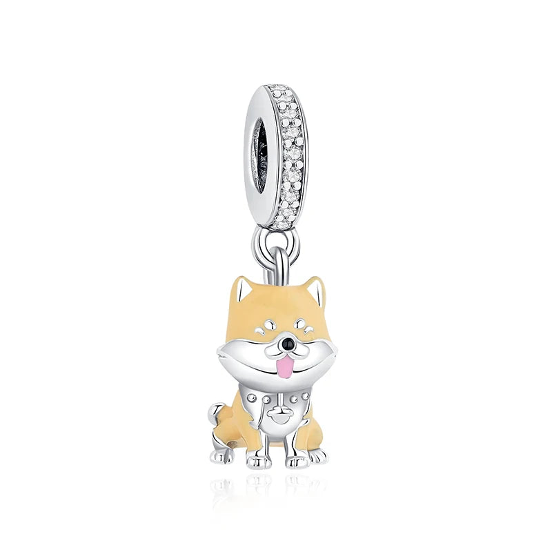 Original 925 Sterling Silver Charms Love Pets Dog Cat Paw Print Pendant Beads Fit Brand Bracelets Necklaces Women DIY Jewelry - Madeinsea©