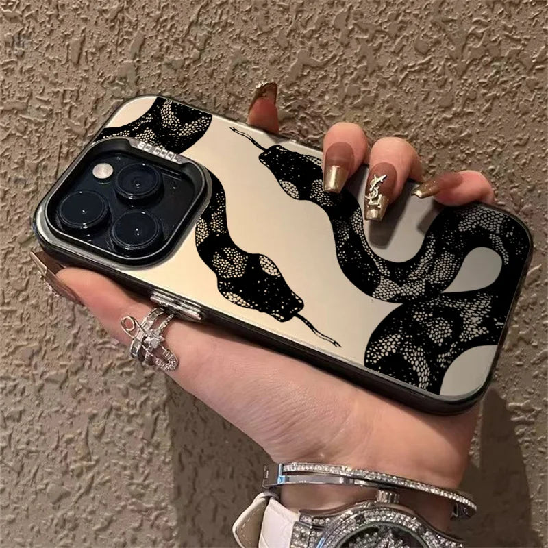 New Black Snake Phone Case For Xiaomi Mi 11 Lite 5G 14T 14 13T 13 12T 12 12X Poco F5 X5 X3 X6 M6 F6 Pro Shockproof Bumper Cover