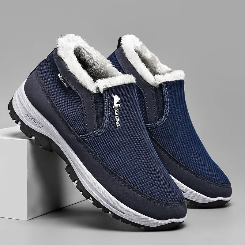 Men's Casual Shoes Classic Loafers Anti-slip Soft Sole Comfortable Men's Leather Sneakers Non-slip Retro Driving Shoes Plus Size