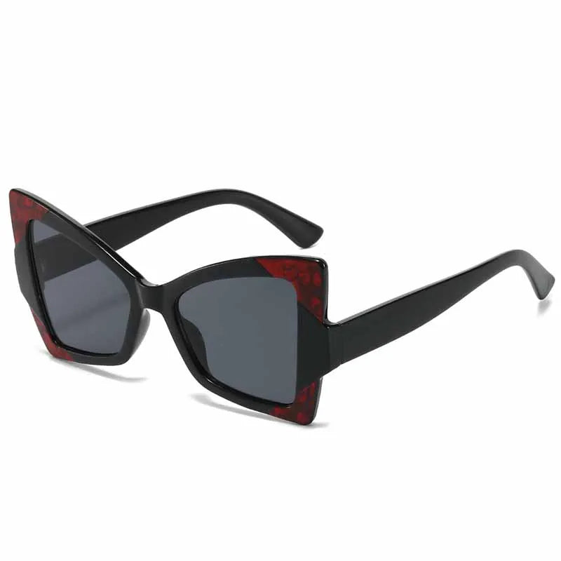 Fashion Sunglasses Classic Retro Cat Eye Glasses Women Brand Vintage Travel Butterfly Sun Glasses Big Female Eyewear Anti-Glare