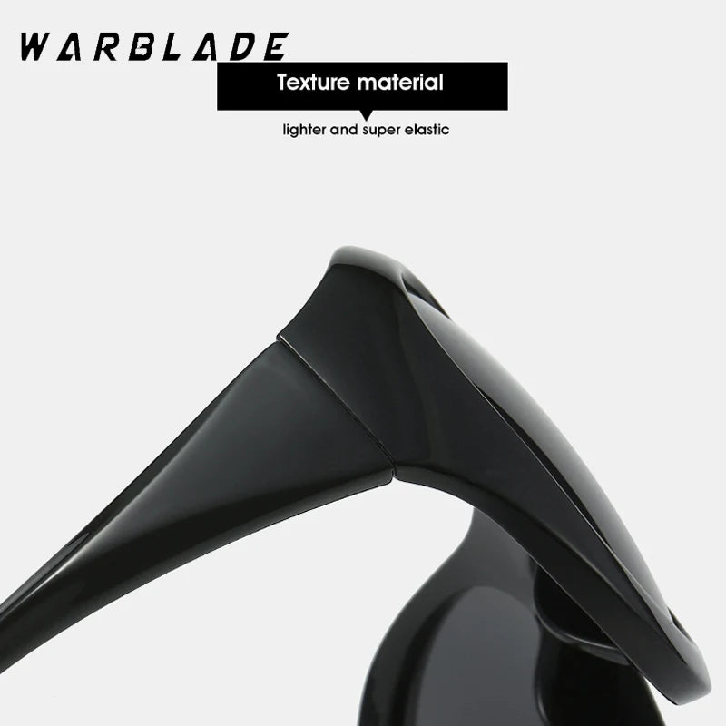 2025 Luxusmarke Design Beliebte übergroße ovale Sonnenbrille Frauen Mode Y2K Punk Männer Outdoor Sports Sonnenbrille Shades UV400