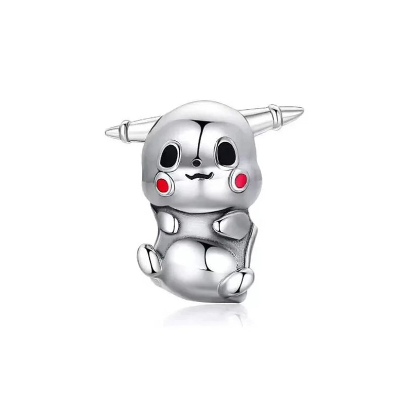 2025 New Miniso Disney Sanrio Beads 925 Silver Stitch Hello Kitty Kuromi Charm Fit Original Bracelet Women DIY Pendant Jewelry