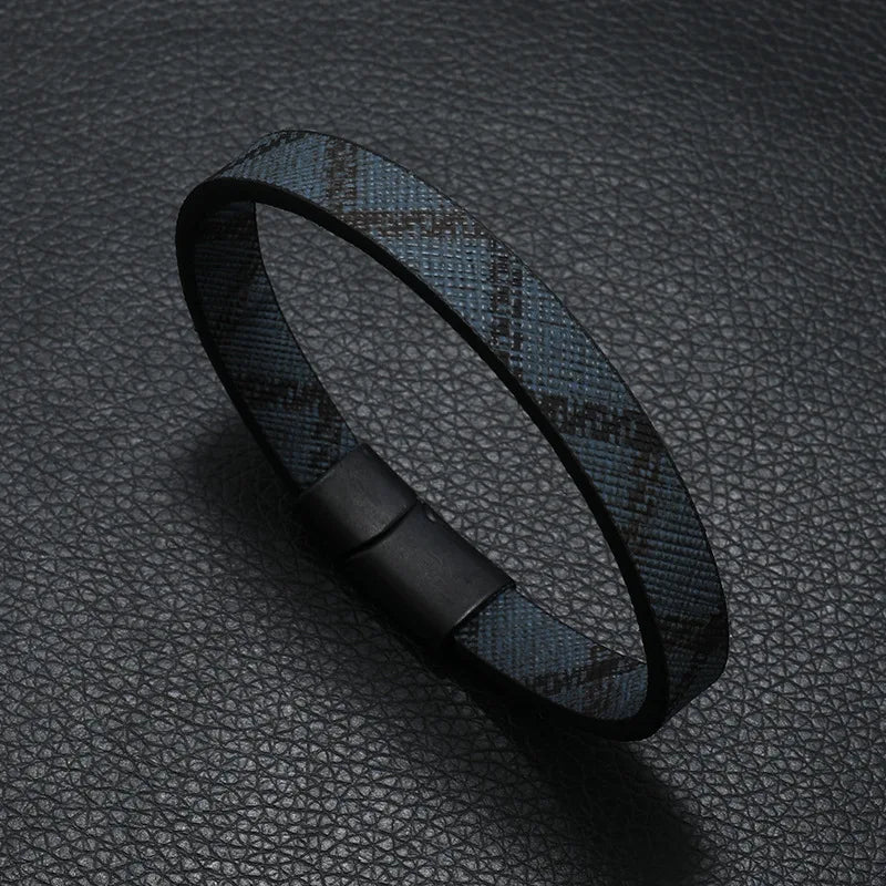 Trendy Leather Bracelets Men Stainless Steel Multilayer Braided Rope Bracelets For Male Bracelets Jewelry Pulsera Hombre - Madeinsea©
