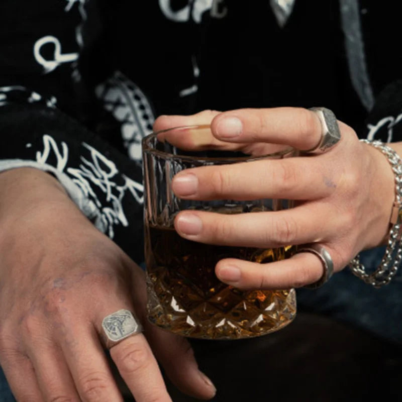 Retro Egypt Anubis Horus Ring For Men Punk Gothic Rock Hiphop Open Ring Handmade Designer Jewelry Biker Accessories Lover Gift - Madeinsea©