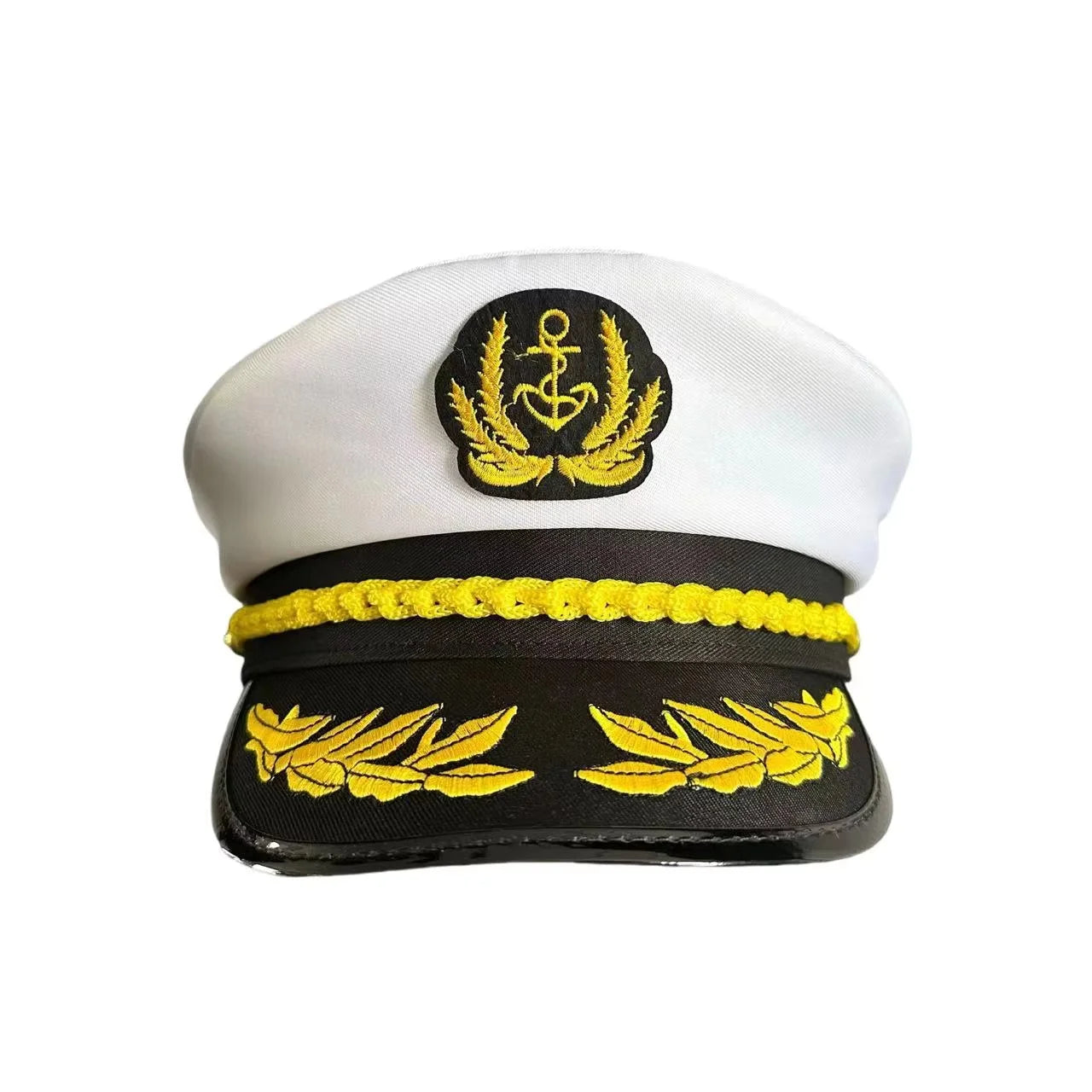 VENEZIA-Captain Navy Blue Cap, Striped Navy CapBurning man Party Cap for Cruise Ship Party，Adult Party，Cosplay，Outdoor