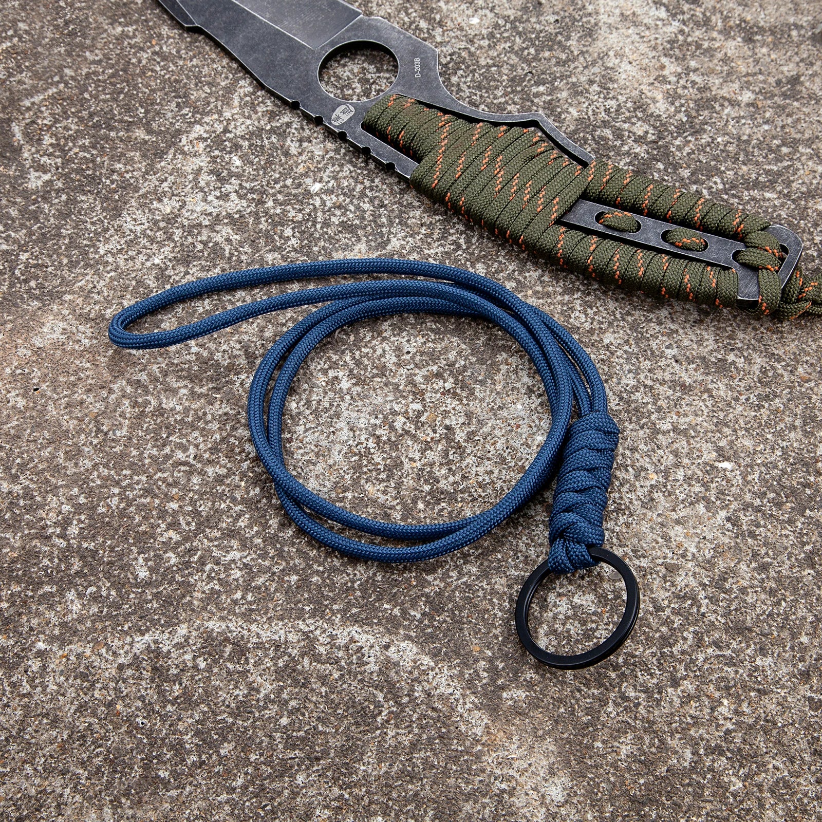 MKENDN Outdoor Rock Climbing Metal Ring Hanging Neck Rope Lanyard for iPhone Camera USB Holder ID Pass Card Name Badge Holder