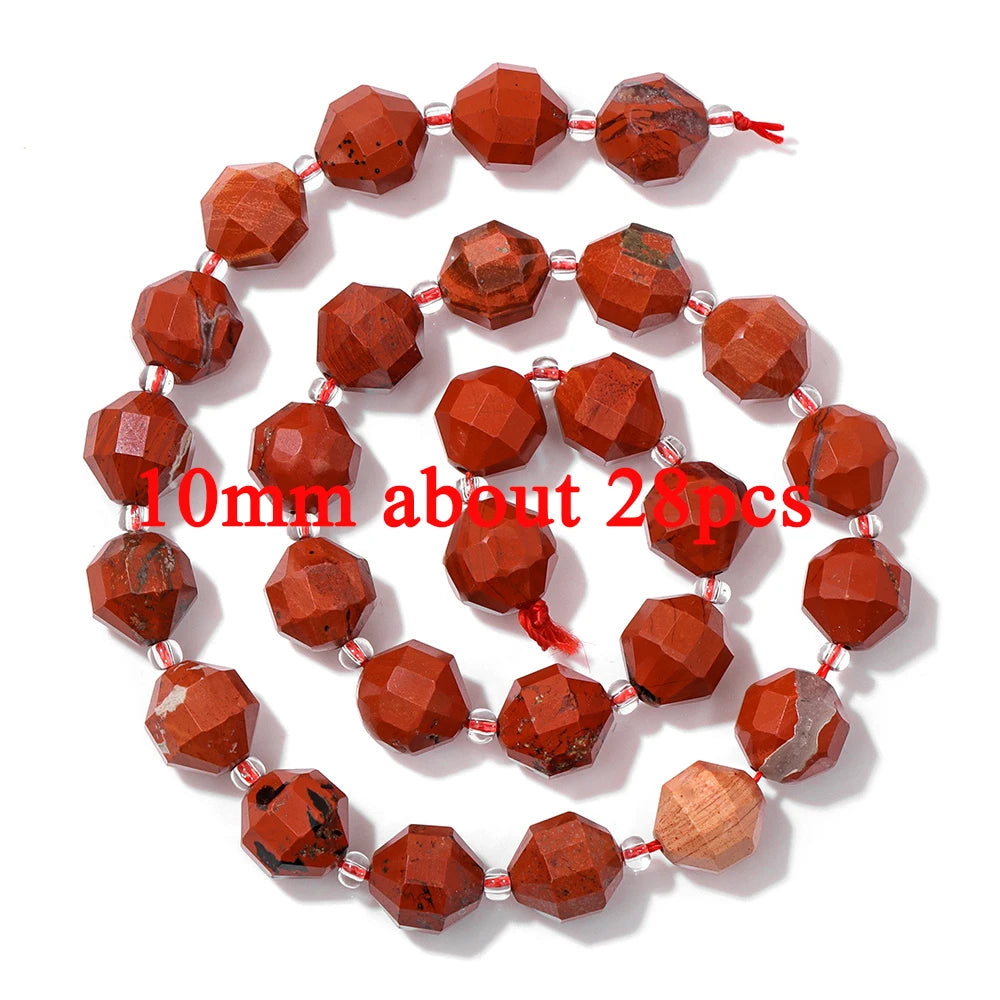 100% Natural Red Jasper Stone Bead Oval Cube Round Irregular Shape Chips Beads Fit Jewelry Making DIY Bracelet Necklace Earrings
