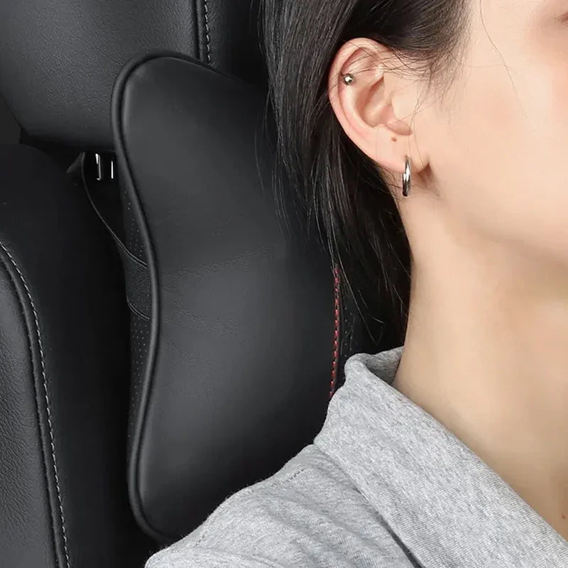 1Pcs Car Seat Headrest Auto Logo Neck Pillow For CHERY JAECOO J1 J2 J3 J4 J5 J6 J7 2023 2024 car accessories interior - Madeinsea©