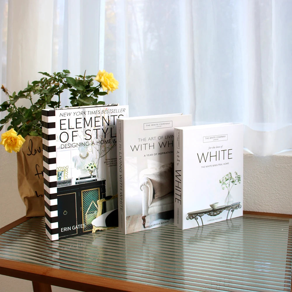 3 Teile/satz Mehrere Größe Gefälschte Bücher Set Kaffee Tisch Bücher Villa Hotle Simulation Bücher Set Schießen Requisiten Wohnzimmer Dekor