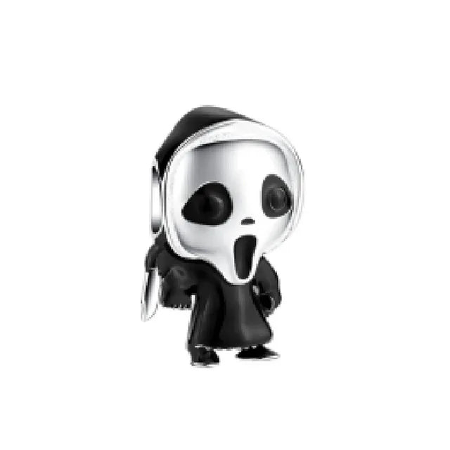 New 925 Silvering Cartoon Cat Spider Rabbit All Saints' Day Charm Bead fit Original Pandora Bracelet Trinket DIY Women Jewelry