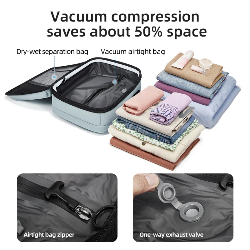 Travel Women Backpack 16 inch vacuum compression Laptop Backpack USB charging school Backpack Extended Hiking Business backpack - Madeinsea©